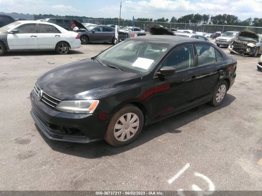 2015 VOLKSWAGEN JETTA SEDAN 2.0L S - 3VW2K7AJ3FM282432