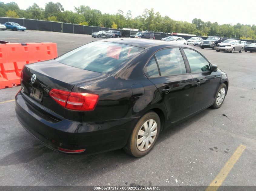 2015 VOLKSWAGEN JETTA SEDAN 2.0L S - 3VW2K7AJ3FM282432