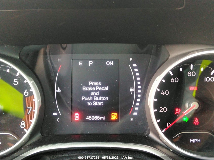 VIN 3C4NJDBB3LT256262 2020 JEEP COMPASS LATITUDE