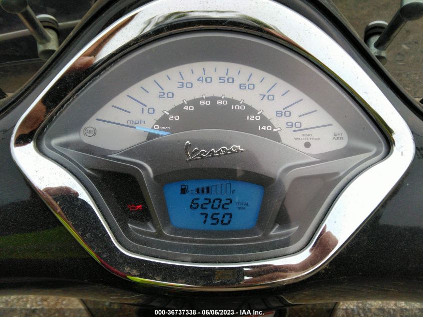 2015 VESPA GTS 300 SUPER ZAPM459L9F5200403