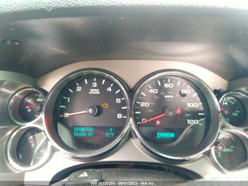 2013 CHEVROLET SILVERADO 1500 LT - 1GCRKSE72DZ207624