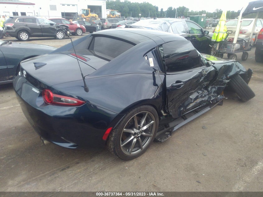 VIN JM1NDAM79N0500074 2022 MAZDA MX-5 MIATA RF GRAND TOURING