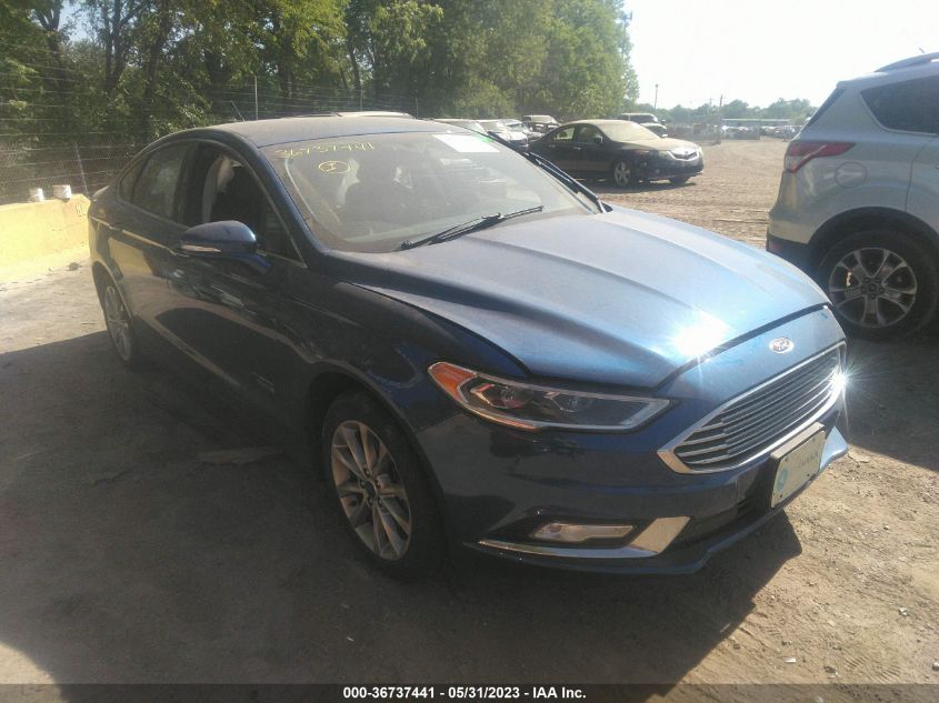 2017 FORD FUSION ENERGI SE - 3FA6P0PU1HR121524