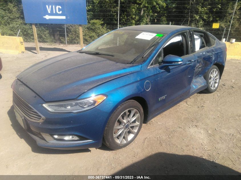 2017 FORD FUSION ENERGI SE - 3FA6P0PU1HR121524