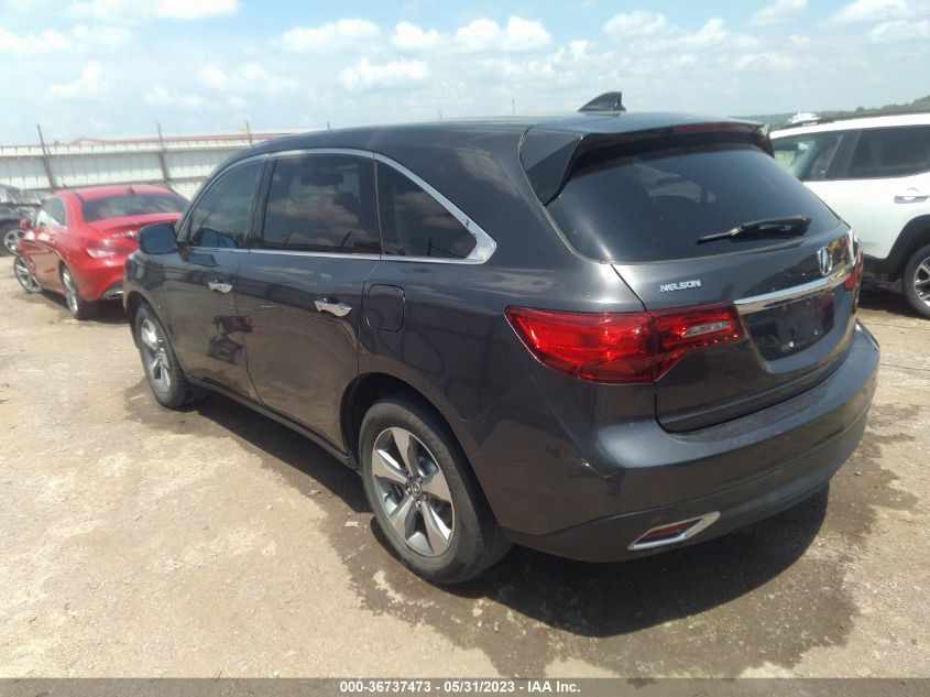 2014 ACURA MDX - 5FRYD3H26EB010862