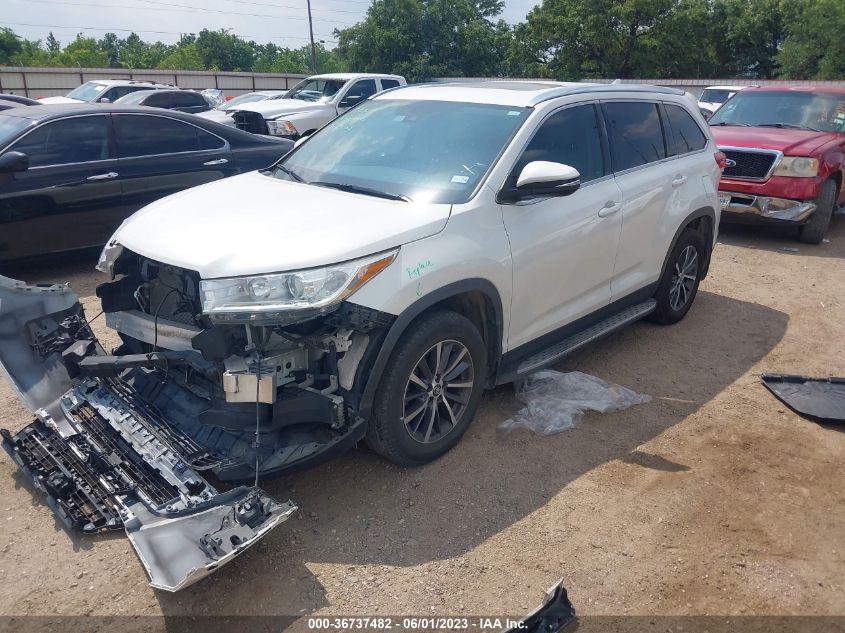 2019 TOYOTA HIGHLANDER SE/XLE - 5TDKZRFH8KS568416