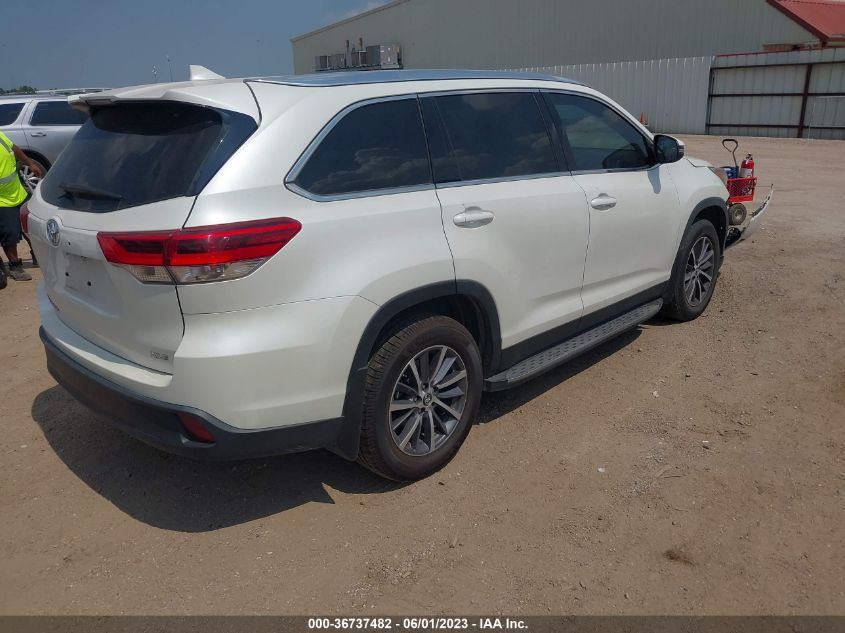 2019 TOYOTA HIGHLANDER SE/XLE - 5TDKZRFH8KS568416