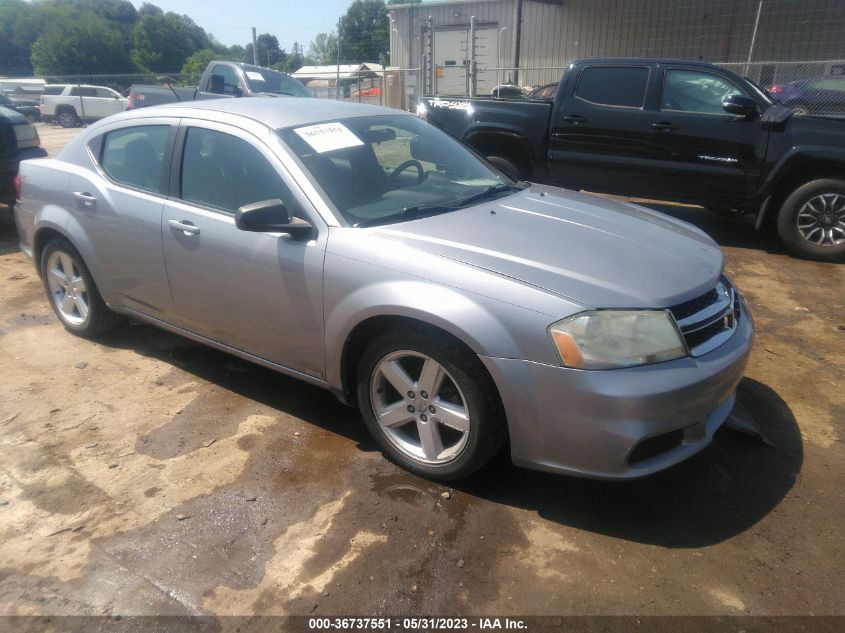 2013 DODGE AVENGER SE - 1C3CDZAB8DN536715