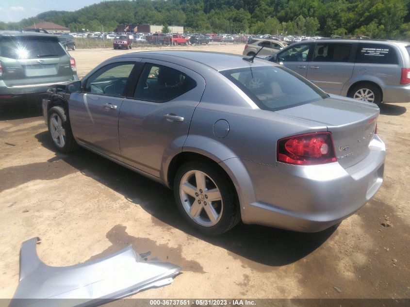 2013 DODGE AVENGER SE - 1C3CDZAB8DN536715