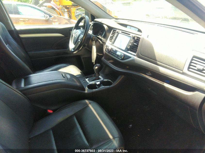 2015 TOYOTA HIGHLANDER XLE - 5TDJKRFH9FS096782