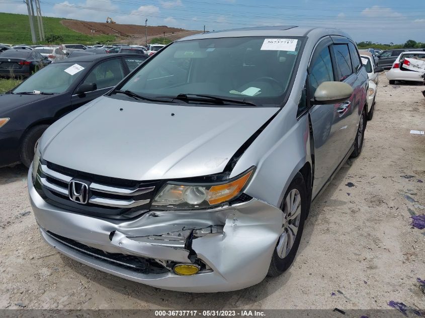 2014 HONDA ODYSSEY EX-L - 5FNRL5H66EB089456