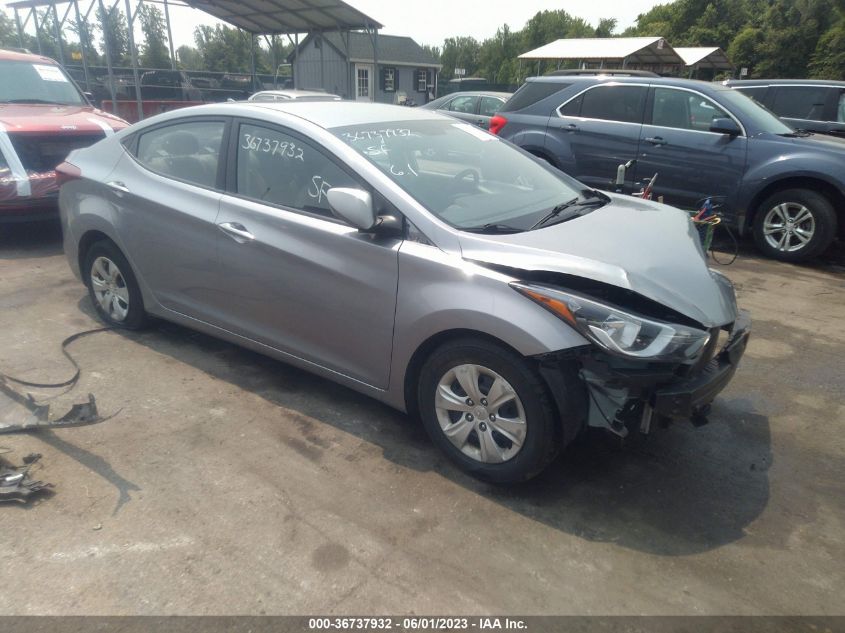 2016 HYUNDAI ELANTRA SE - 5NPDH4AE4GH777421