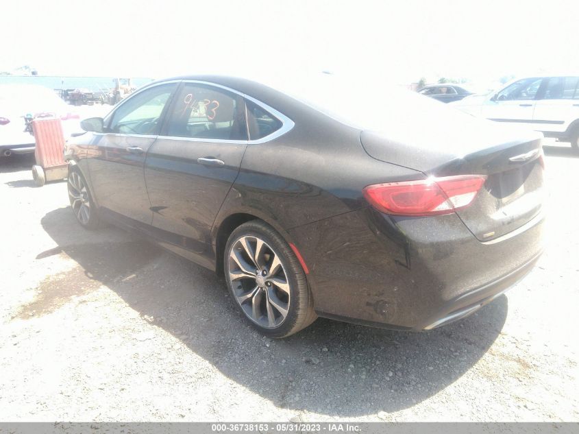 2016 CHRYSLER 200 C - 1C3CCCCG8GN189433