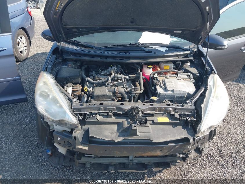 2013 TOYOTA PRIUS C ONE/TWO/THREE/FOUR - JTDKDTB38D1046388