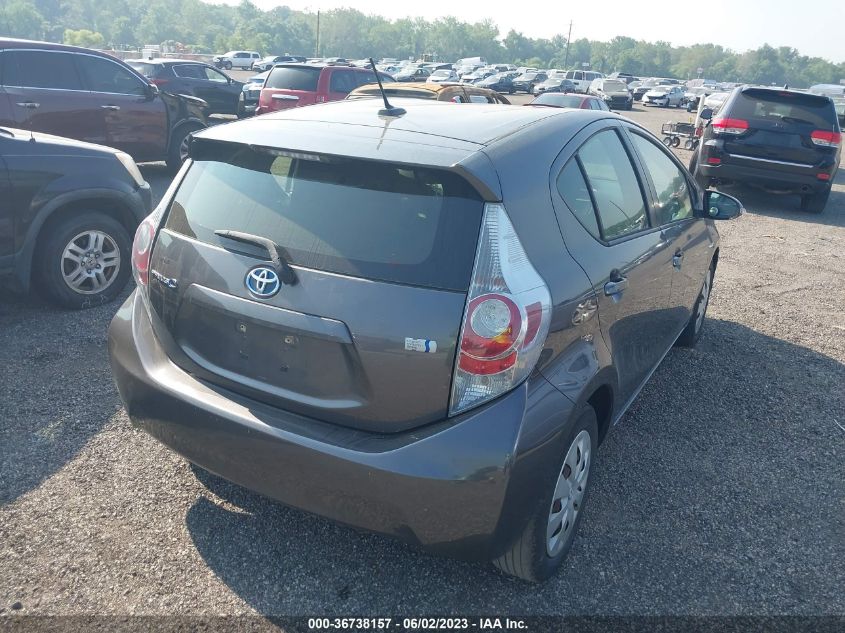 2013 TOYOTA PRIUS C ONE/TWO/THREE/FOUR - JTDKDTB38D1046388
