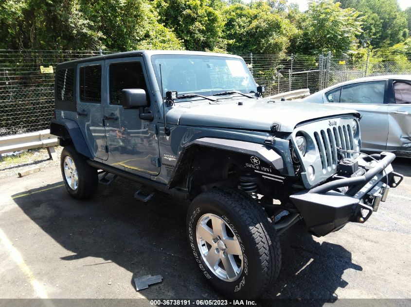 2014 JEEP WRANGLER UNLIMITED SAHARA - 1C4HJWEGXEL118118