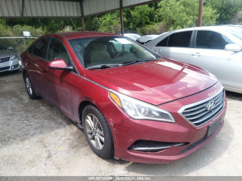 2015 HYUNDAI SONATA 2.4L SE - 5NPE24AFXFH259939