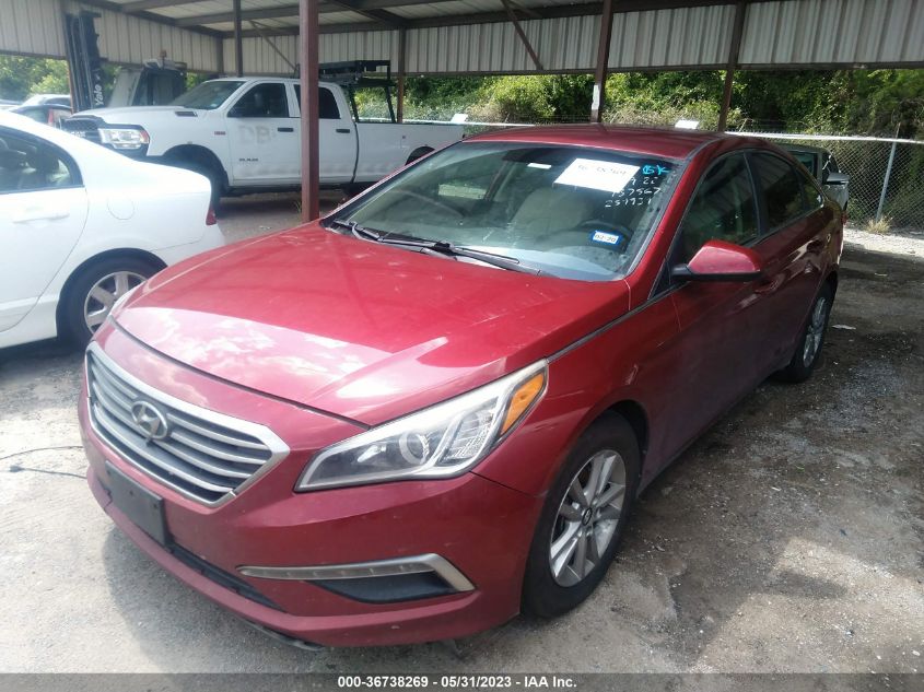 2015 HYUNDAI SONATA 2.4L SE - 5NPE24AFXFH259939