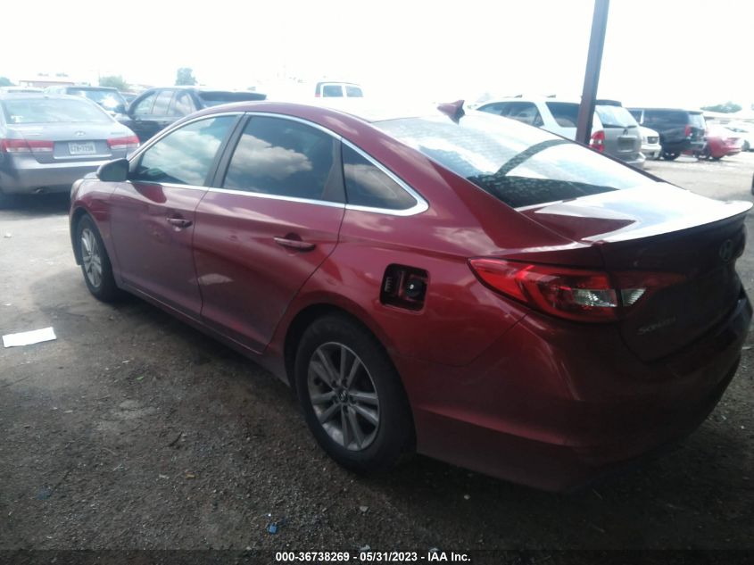 2015 HYUNDAI SONATA 2.4L SE - 5NPE24AFXFH259939