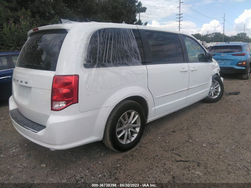 2016 DODGE GRAND CARAVAN SE - 2C4RDGBG4GR321554