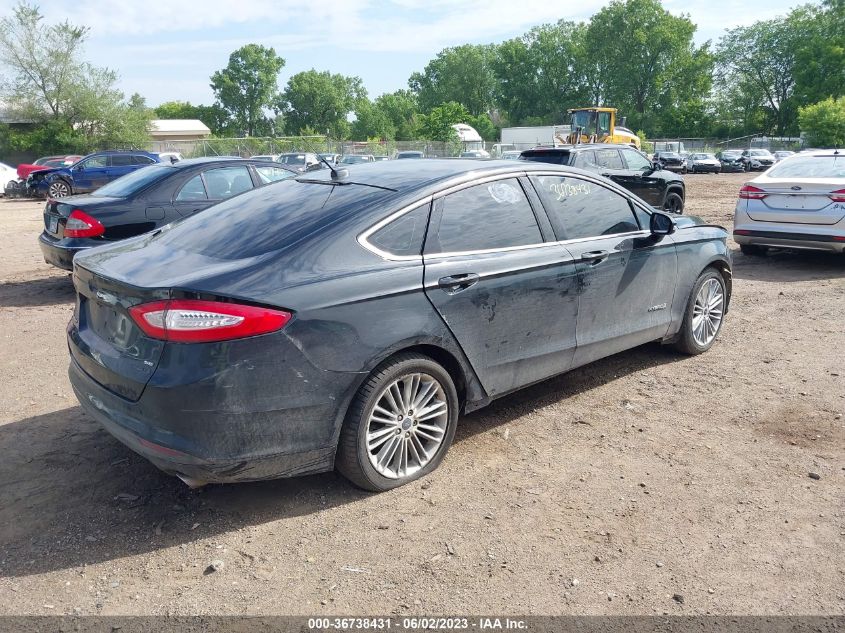 2013 FORD FUSION SE HYBRID - 3FA6P0LU2DR323790