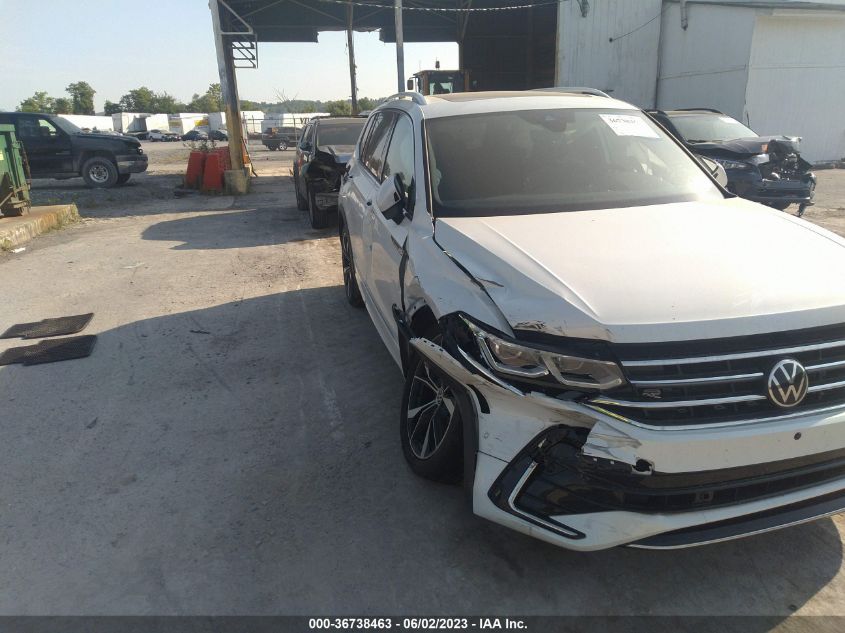 2022 VOLKSWAGEN TIGUAN SEL R-LINE - 3VV4B7AX2NM145708