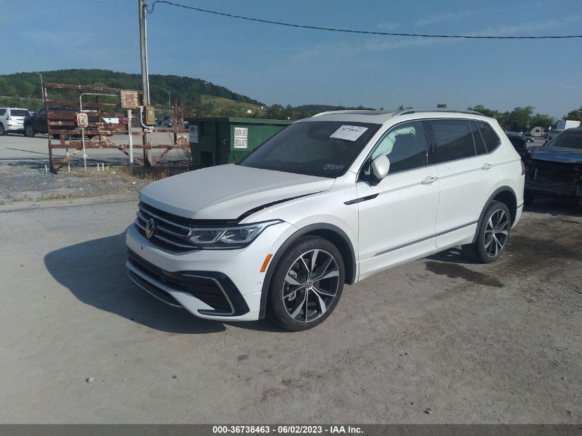 2022 VOLKSWAGEN TIGUAN SEL R-LINE - 3VV4B7AX2NM145708