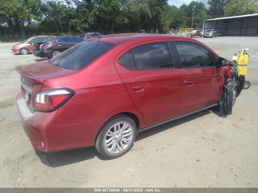 2022 MITSUBISHI MIRAGE G4 SE - ML32FVFJ2NHF05248