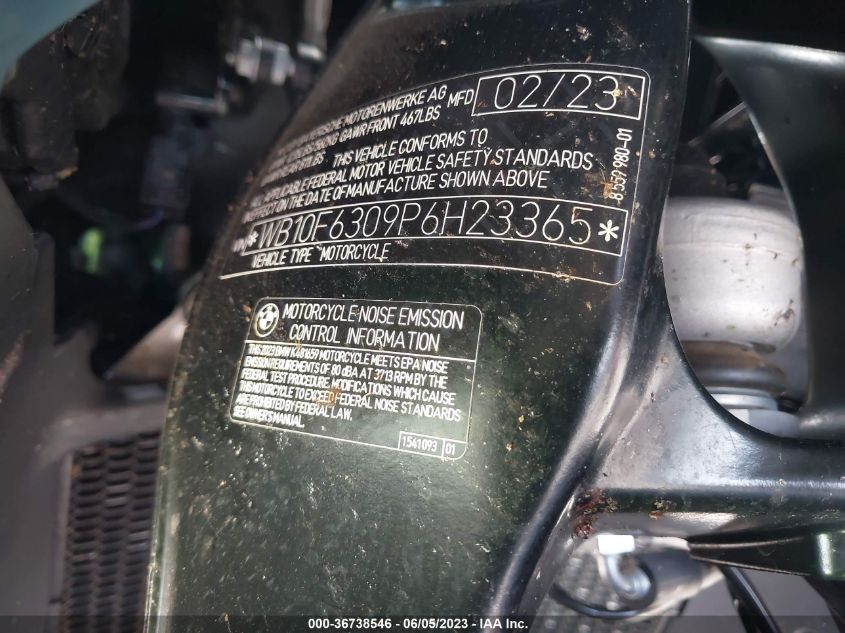 2023 BMW K1600 B WB10F6309P6H23365