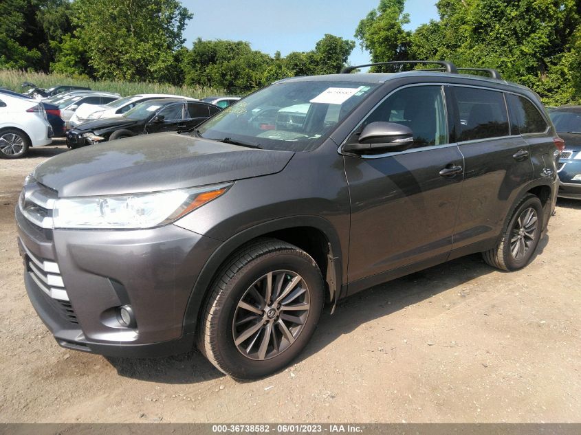 2019 TOYOTA HIGHLANDER SE/XLE - 5TDJZRFH9KS604125