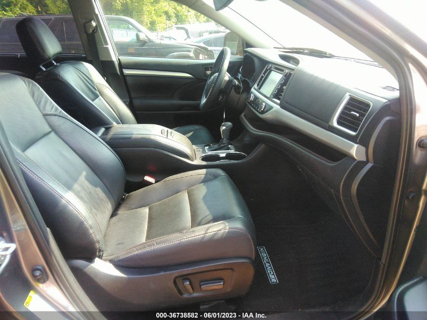 2019 TOYOTA HIGHLANDER SE/XLE - 5TDJZRFH9KS604125