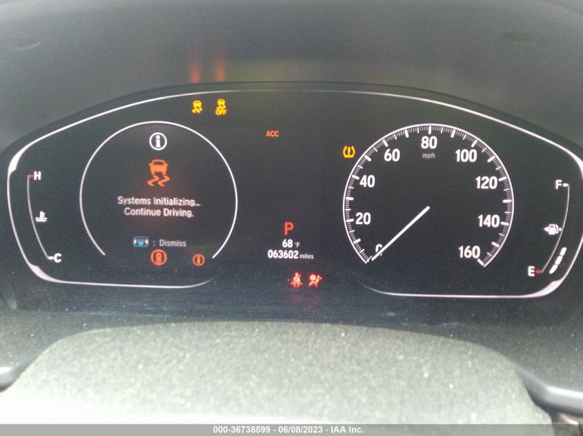 2020 HONDA ACCORD SEDAN EX-L - 1HGCV1F57LA050109