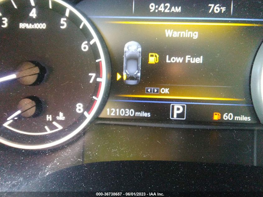 2017 NISSAN MAXIMA SV - 1N4AA6AP8HC409766