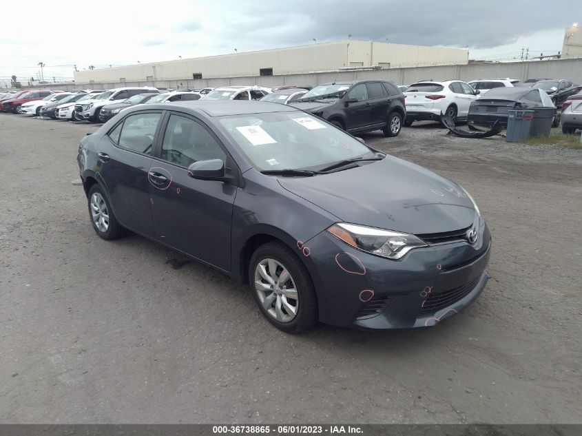 2016 TOYOTA COROLLA LE - 5YFBURHE1GP533590