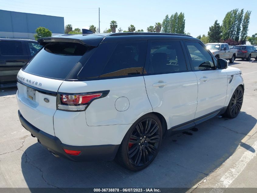 2017 LAND ROVER RANGE ROVER SPORT HSE - SALWR2FV6HA143581