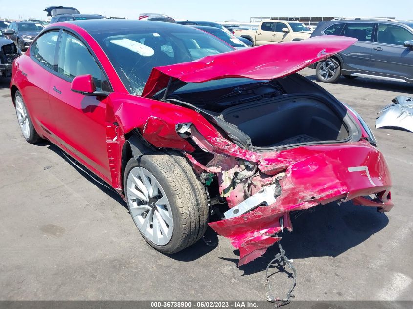 2021 TESLA MODEL 3 LONG RANGE - 5YJ3E1EB0MF926887