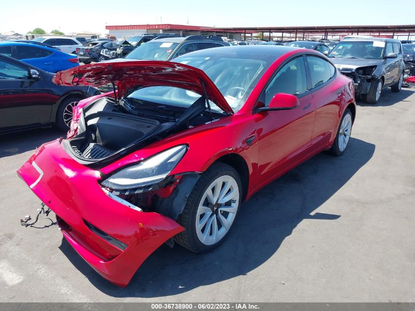 2021 TESLA MODEL 3 LONG RANGE - 5YJ3E1EB0MF926887