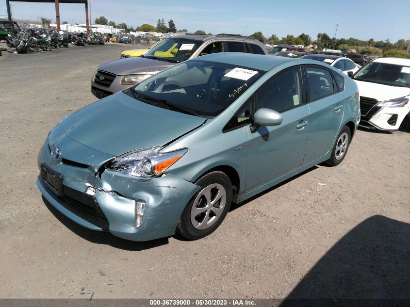 2015 TOYOTA PRIUS FOUR - JTDKN3DU7F1977048