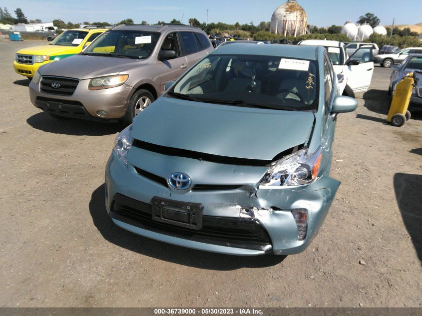 2015 TOYOTA PRIUS FOUR - JTDKN3DU7F1977048