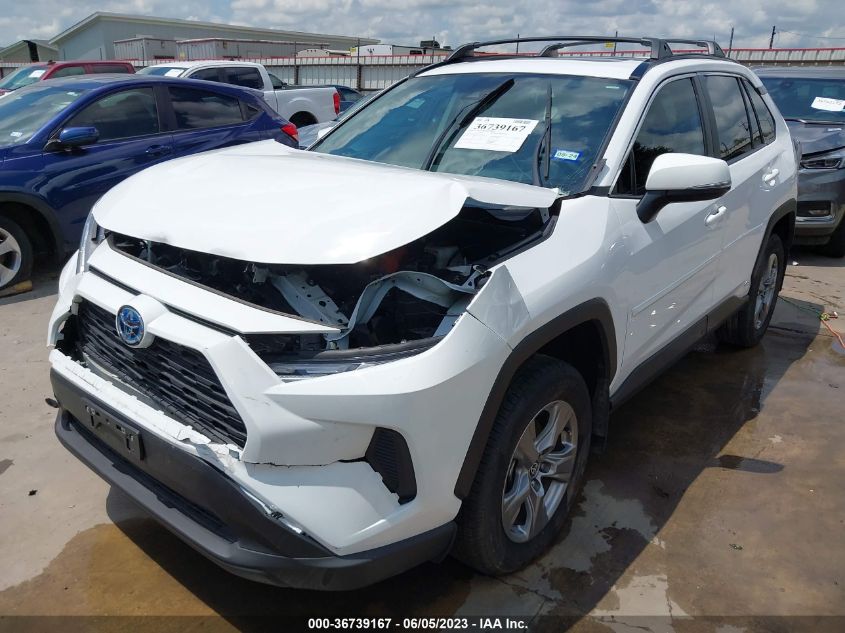 2022 TOYOTA RAV4 HYBRID XLE - 4T3RWRFV9NU060939
