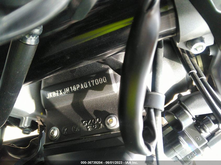 2023 KAWASAKI ZX636 K JKBZXJH16PA017000