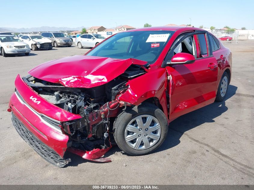 2022 KIA RIO S - 3KPA24AD0NE439091