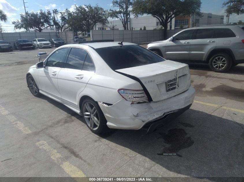 2014 MERCEDES-BENZ C-CLASS C 250 - WDDGF4HB0EG235545
