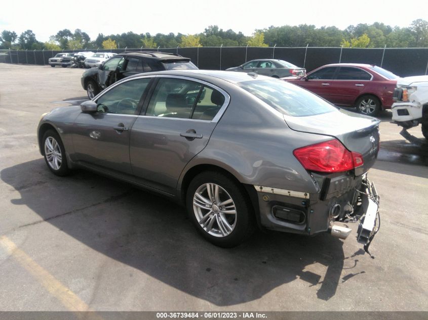 2013 INFINITI G37 SEDAN X - JN1CV6AR2DM763900