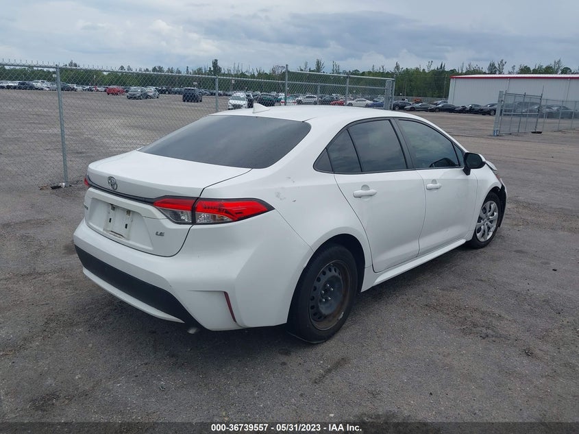 VIN JTDEPRAE2LJ029532 2020 TOYOTA COROLLA LE