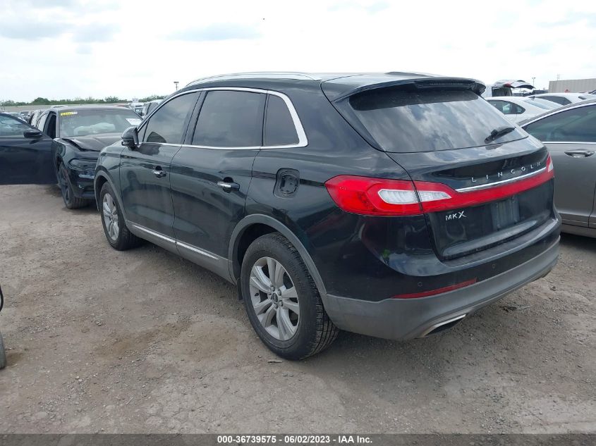 2016 LINCOLN MKX PREMIERE - 2LMTJ6JR8GBL55498
