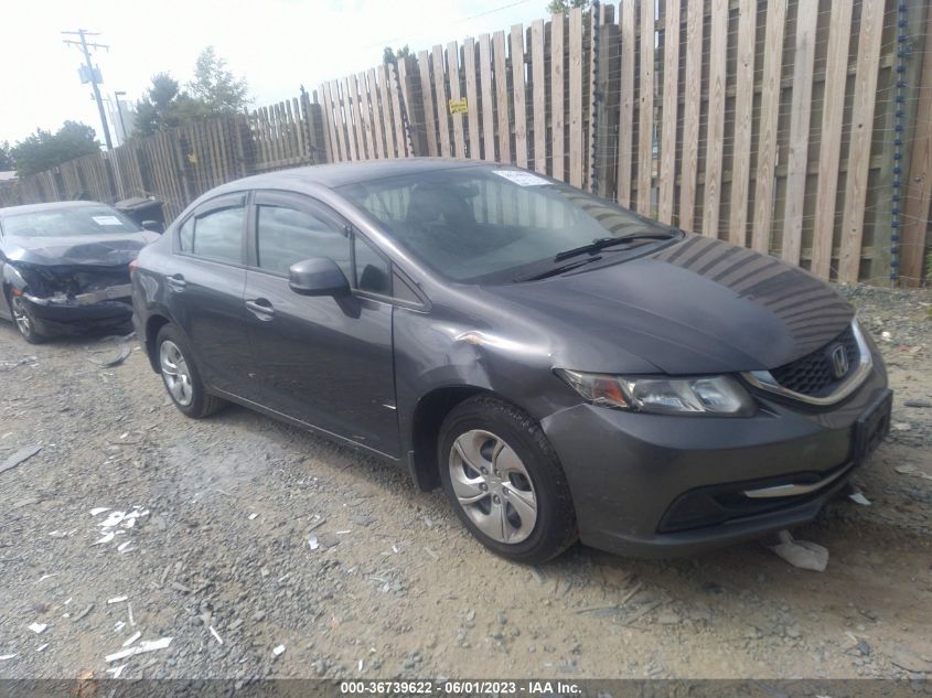 2013 HONDA CIVIC SDN LX - 2HGFB2F54DH574736