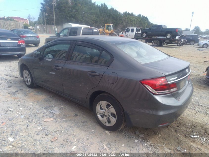 2013 HONDA CIVIC SDN LX - 2HGFB2F54DH574736