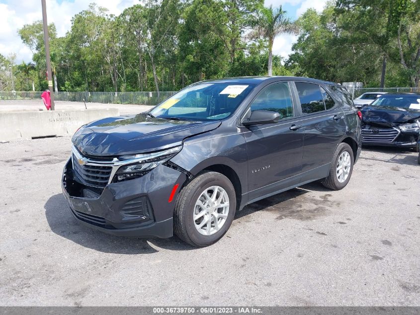 2022 CHEVROLET EQUINOX LS - 3GNAXHEV8NS180046