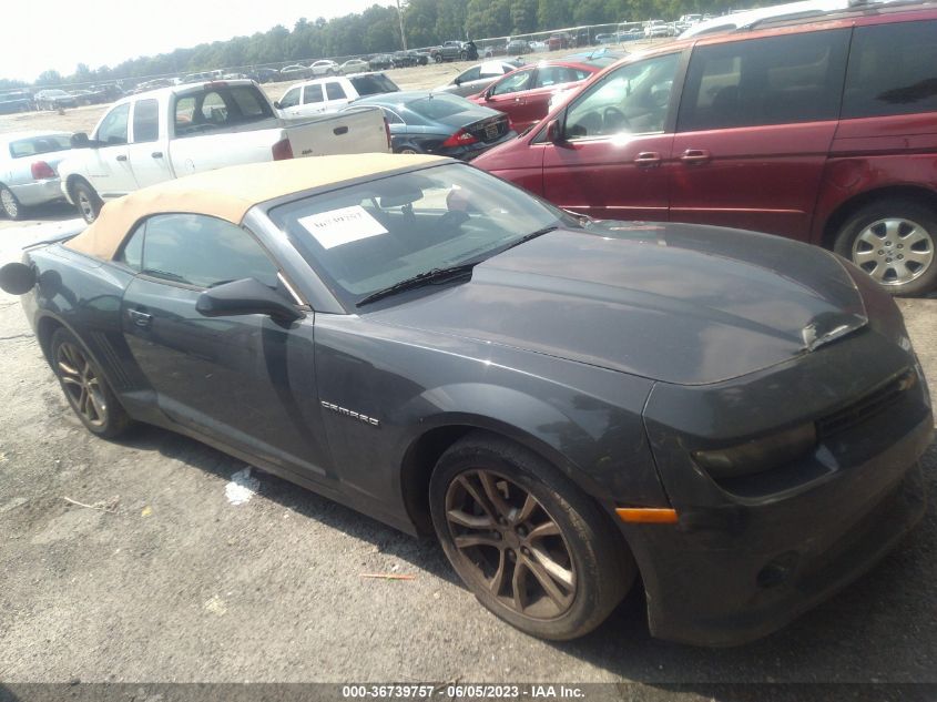 2015 CHEVROLET CAMARO LT - 2G1FD3D33F9281643